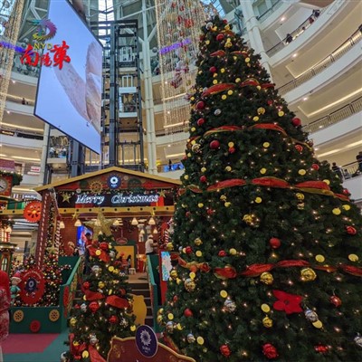 Γιγαντιαία χριστουγεννιάτικα δέντρα πύργου